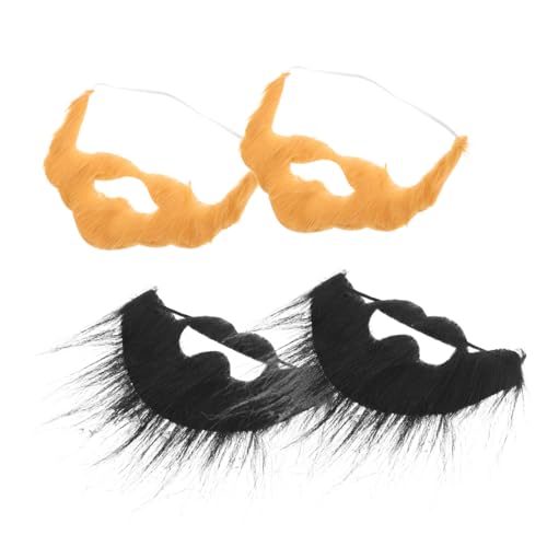 Beaupretty 4 Stück Prom Fake Bart Party Verkleidung Bart Make-up Halloween-Bart für Männer falsche Bartbärte simulierte Bärte lebensechter Bart realistischer Bart für Cosplay Falsch Bart Tuch Beaupretty 4 Stück Prom Fake Bart Party Verkleidung Bart Make-up Halloween-Bart für Männer falsche Bartbärte simulierte Bärte lebensechter Bart realistischer Bart für Cosplay Falsch Bart Tuch von Beaupretty