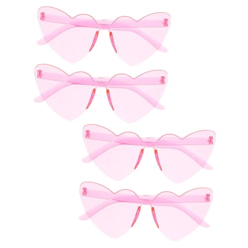 Beaupretty 4 Stück Sonnenbrille UV Randlose Herzbrille herz brille Rave-Brille trendige rahmenlose Herzbrille schnapsgläser felsige Brille Liebe Herzbrille lustige Partybrille Stk Rosa Beaupretty 4 Stück Sonnenbrille UV Randlose Herzbrille herz brille Rave-Brille trendige rahmenlose Herzbrille schnapsgläser felsige Brille Liebe Herzbrille lustige Partybrille Stk Rosa von Beaupretty
