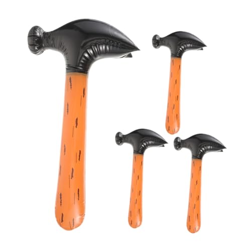Beaupretty 4 Stück Teiliges Aufblasbares Hammer Holzmaserung Lustiges Schwimmspielzeug für PVC Pool Wasserspielzeug Sicherer Leichter Spielzeughammer für Draußen von Beaupretty