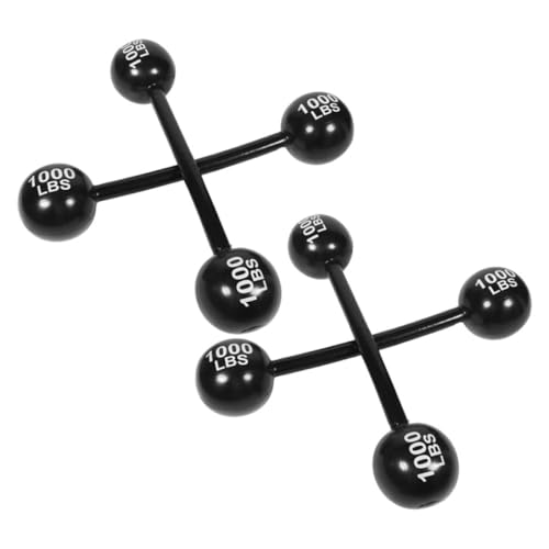 Beaupretty 4 Stück Teiliges Aufblasbares PVC Hantelspielzeug Outdoor Barbell Toy Leichtes Fitnessspielzeug für Pool Party und Eltern Junge Mädchen spaß von Beaupretty