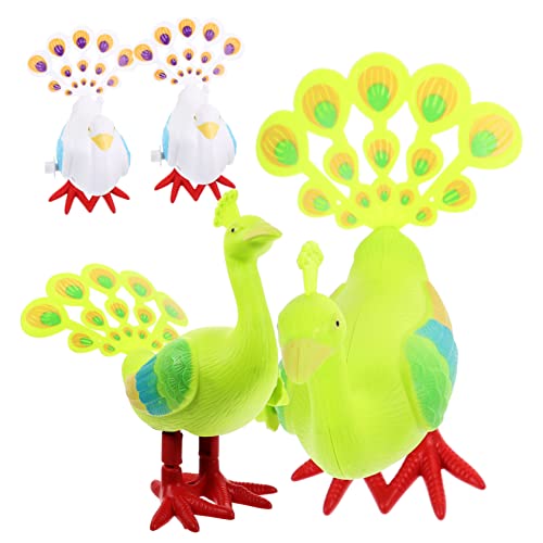 Beaupretty 4 Stück Teiliges Aufziehspielzeug für Lustiges Tragbares mit Tiermotiven Fördert Krabbeln Feinmotorik für Kleine von Beaupretty