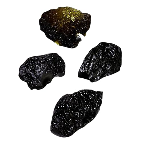 Beaupretty 4 Stück Teiliges Echte Meteoriten Anhänger Meteoriten Schmuck Wissenschaftliches Dekor für Schulunterricht und Sammlerstücke von Beaupretty