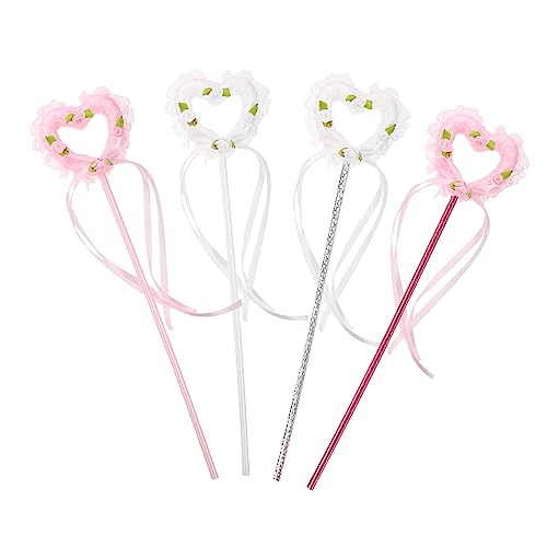 Beaupretty 4 Stück Teiliges Feenstab für Glitzernder Herz Zauberstab Vielseitig Einsetzbar für Cosplay Kostümfeste Bühnenauftritte und Partys Leicht und Handlich für Mädchen Beaupretty 4 Stück Teiliges Feenstab für Glitzernder Herz Zauberstab Vielseitig Einsetzbar für Cosplay Kostümfeste Bühnenauftritte und Partys Leicht und Handlich für Mädchen von Beaupretty