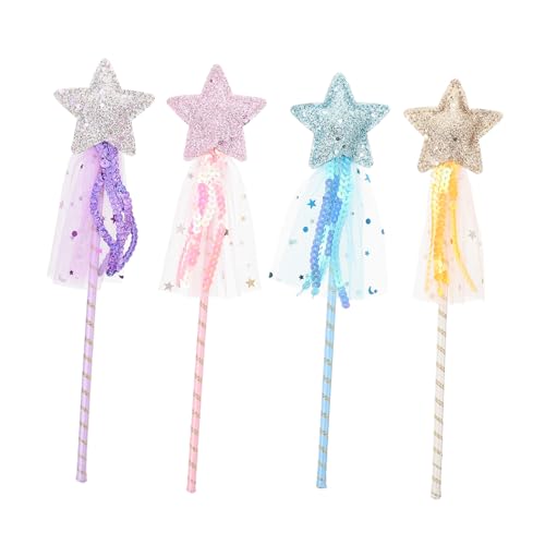 Beaupretty 4 Stück Teiliges Feenstab für Mädchen Leichter Handlicher Stern Zauberstab Kreative Magische Stäbe für Kostümparty Bühnenauftritt und Fantasievolles Spiel Beaupretty 4 Stück Teiliges Feenstab für Mädchen Leichter Handlicher Stern Zauberstab Kreative Magische Stäbe für Kostümparty Bühnenauftritt und Fantasievolles Spiel von Beaupretty