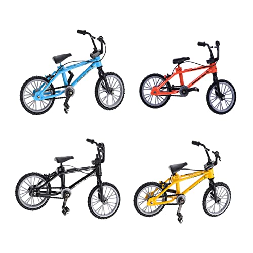 Beaupretty 4 Stück Teiliges Finger Bike Miniatur Mountainbike Modell Zerlegbar und Wieder Zusammensetzbar Pädagogisch Wertvoll Geeignet für Erwachsene Geschenk und Dekoration von Beaupretty
