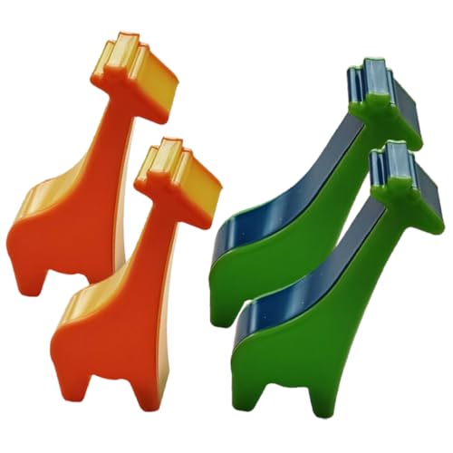 Beaupretty 4 Stück Teiliges Giraffen Shaker für Pädagogisches Schlaginstrument Leichter Percussion Spielspaß Buntes Musikspielzeug für Frühkindliche zu Hause Kindergarten von Beaupretty