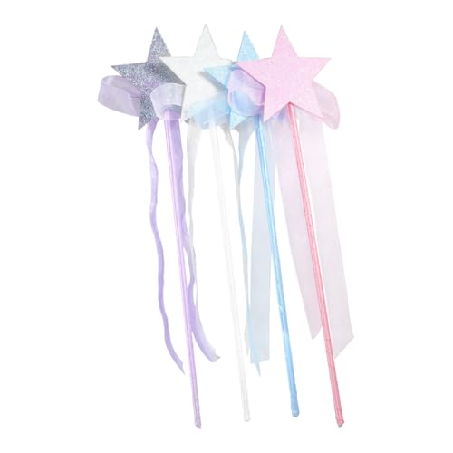 Beaupretty 4 Stück Teiliges Glitzernder Feenstäbe mit Fünfzackigem Stern Farbenfrohe Zauberstäbe für Party Dekoration Cosplay Halloween Geburtstagsfeiern Weiches Material Vielseitig Beaupretty 4 Stück Teiliges Glitzernder Feenstäbe mit Fünfzackigem Stern Farbenfrohe Zauberstäbe für Party Dekoration Cosplay Halloween Geburtstagsfeiern Weiches Material Vielseitig von Beaupretty