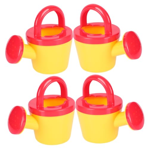 Beaupretty 4 Stück Teiliges Kleine Gießkannen für Badespielzeug und Gartengeräte Sicherer Griff Buntes Design als Wasserspritzspielzeug für Kleinkinder im Bad und Garten von Beaupretty
