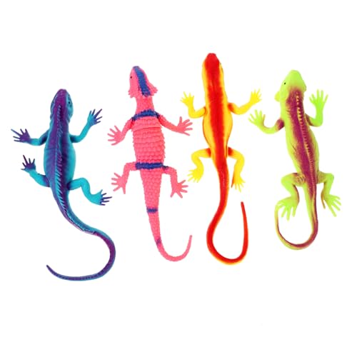 Beaupretty 4 Stück Teiliges Künstliche Eidechsen Realistische Reptilien Modelle Pädagogisch Geeignet für Eltern Junge Mädchen Spiel Kreativität und Naturkunde Zufällige Farbe Zufällige Farbe von Beaupretty