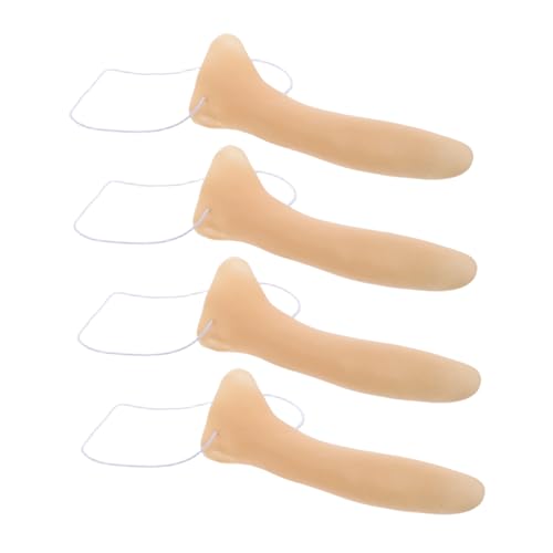 Beaupretty 4 Stück Teiliges Lange Kunstnase Halloween Kostüm Requisite Langlebig Wiederverwendbar Leichtes Party Masquerade Spaßaccessoire für Erwachsene von Beaupretty