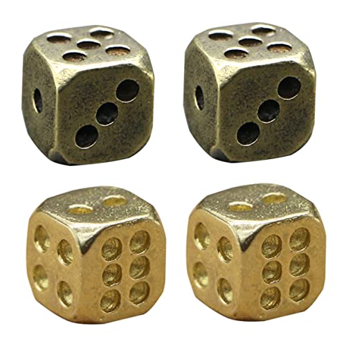 Beaupretty 4 Stück Teiliges Messingwürfel Dekorative Würfel für Nachtclubs Bars Rustikale Tischspiel Requisiten Handgefertigte Langlebige Spielwürfel für Gesellige Anlässe Zufällige Farbe Beaupretty 4 Stück Teiliges Messingwürfel Dekorative Würfel für Nachtclubs Bars Rustikale Tischspiel Requisiten Handgefertigte Langlebige Spielwürfel für Gesellige Anlässe Zufällige Farbe von Beaupretty