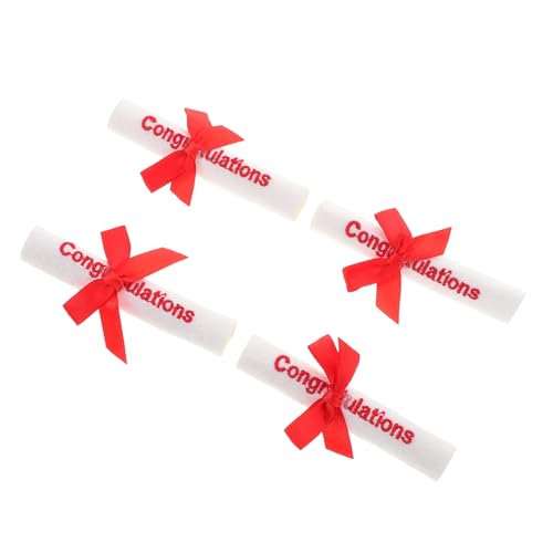 Beaupretty 4 Stück Teiliges Mini Abschlussurkunde Hochwertige Bestickte Abschlussbären Puppenzubehör Dekorative Akademische Doll Extras für Abschlussfeiern Vielseitige Party und Beaupretty 4 Stück Teiliges Mini Abschlussurkunde Hochwertige Bestickte Abschlussbären Puppenzubehör Dekorative Akademische Doll Extras für Abschlussfeiern Vielseitige Party und von Beaupretty