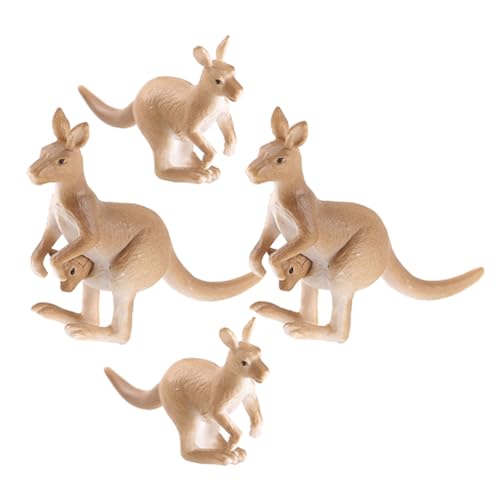 Beaupretty 4 Stück Teiliges Mini Figuren aus PVC für Mikro Landschaften Detailreiche Kleine Dekorationen für Garten Blumentopf und Miniaturwelt Gestaltung von Beaupretty