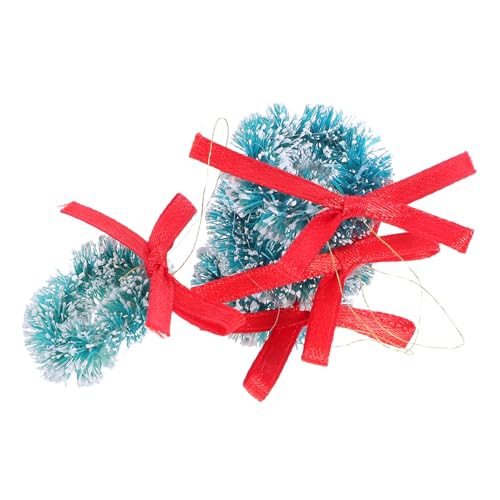 Beaupretty 4stücke Miniatur-weihnachtskränze Kleine Hängende Girlanden Ornamente Für Puppenhaus-Dekoration Mini-kränzen Für Festliche Weihnachtsfeier-Dekoration von Beaupretty
