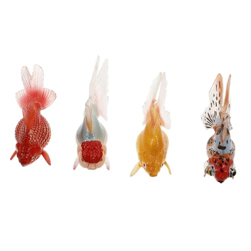 Beaupretty 4 Stück Teiliges Miniatur Koi Fisch Figuren aus Schwimmend Pädagogisches für Realistische Meerestiere zum Lernen Interaktiv und Sicher für Aquarium und Badewanne Beaupretty 4 Stück Teiliges Miniatur Koi Fisch Figuren aus Schwimmend Pädagogisches für Realistische Meerestiere zum Lernen Interaktiv und Sicher für Aquarium und Badewanne von Beaupretty