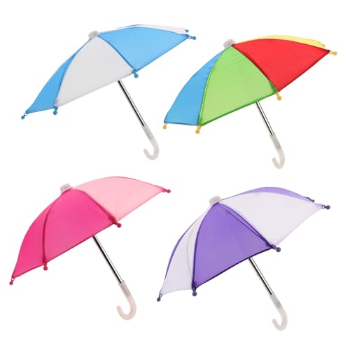Beaupretty 4 Stück Teiliges Miniatur Puppen Schirm Bunte Mini Regenschirme als Puppenzubehör Stilvolle Mini Dekoration für Puppenhaus Lebendige und Realistische Puppenaccessoires Beaupretty 4 Stück Teiliges Miniatur Puppen Schirm Bunte Mini Regenschirme als Puppenzubehör Stilvolle Mini Dekoration für Puppenhaus Lebendige und Realistische Puppenaccessoires von Beaupretty