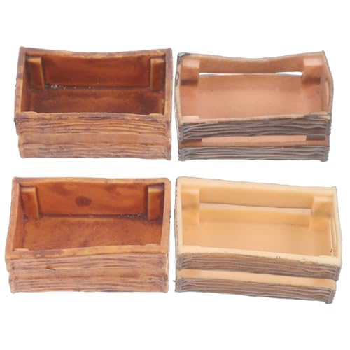 Beaupretty 4 Stück Teiliges Miniatur Puppenhaus Aufbewahrungsboxen aus PVC Rustikale Kleine Lagerkisten für DIY Mikro Szene Kompakt Robust für Bastelprojekte und Mini Haus Dekoration Beaupretty 4 Stück Teiliges Miniatur Puppenhaus Aufbewahrungsboxen aus PVC Rustikale Kleine Lagerkisten für DIY Mikro Szene Kompakt Robust für Bastelprojekte und Mini Haus Dekoration von Beaupretty
