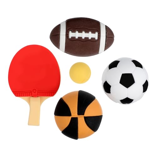 Beaupretty 4 Stück Teiliges Miniatur Sportmodell Fußball Basketball Rugby Tischtennis Puppenhaus Zubehör Mini Haus Dekoration für Realistische Szenen und Sammlungen Zufällige Beaupretty 4 Stück Teiliges Miniatur Sportmodell Fußball Basketball Rugby Tischtennis Puppenhaus Zubehör Mini Haus Dekoration für Realistische Szenen und Sammlungen Zufällige von Beaupretty
