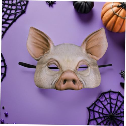Beaupretty 4 Stück Teiliges Party-schweinermaske aus Leichtem Atmungsaktiv Halbgesichtige Kostümparty-maske für Karneval Halloween Fasching und Maskenball Beaupretty 4 Stück Teiliges Party-schweinermaske aus Leichtem Atmungsaktiv Halbgesichtige Kostümparty-maske für Karneval Halloween Fasching und Maskenball von Beaupretty