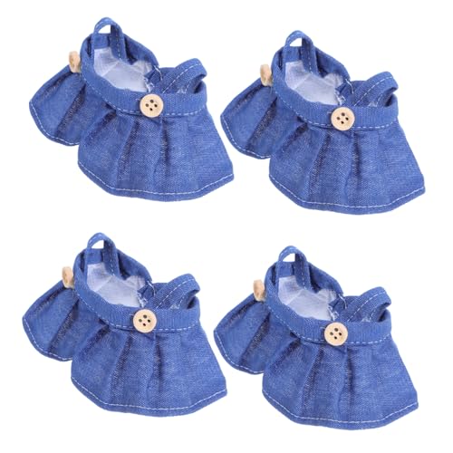 Beaupretty 4 Stück Teiliges Puppenkleid Puppen Strapazierfähige Baumwoll-Overalls mit Rock Einfach Anzuziehen Modische Puppen-Outfits für Kreatives Ankleiden und Cosplay Beaupretty 4 Stück Teiliges Puppenkleid Puppen Strapazierfähige Baumwoll-Overalls mit Rock Einfach Anzuziehen Modische Puppen-Outfits für Kreatives Ankleiden und Cosplay von Beaupretty
