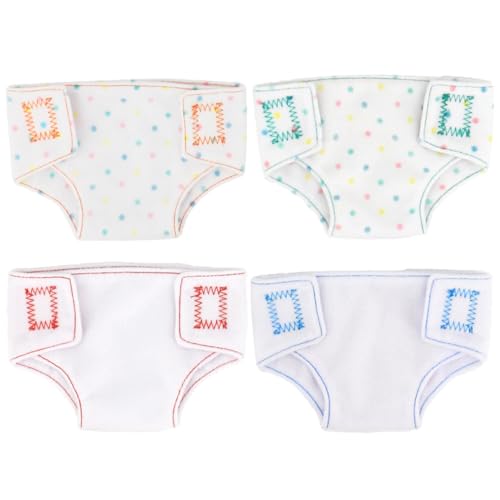 Beaupretty 4 Stück Teiliges Puppenzubehör Miniatur Unterwäsche für Puppen Süße Unterhosen aus Leichtem Material Kompatibel mit Puppen für Kreatives Spiel und Umkleiden Beaupretty 4 Stück Teiliges Puppenzubehör Miniatur Unterwäsche für Puppen Süße Unterhosen aus Leichtem Material Kompatibel mit Puppen für Kreatives Spiel und Umkleiden von Beaupretty