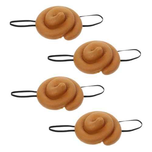 Beaupretty 4 Stück Teiliges Realistische Fake Poop Hüte Lustige Party Kopfbedeckung Festival Kostüm Requisiten für Erwachsene und Spielerische Faschingsmütze Beaupretty 4 Stück Teiliges Realistische Fake Poop Hüte Lustige Party Kopfbedeckung Festival Kostüm Requisiten für Erwachsene und Spielerische Faschingsmütze von Beaupretty
