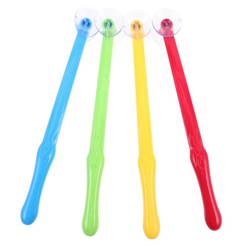 Beaupretty 4 Stück Teiliges Saugnapf Hammer Frühe Entwicklung Reaktionsschulung Vielseitige Spielmodi Fördert Hand Augen Koordination und Farben Formen Zahlen Lernen von Beaupretty