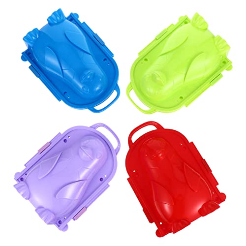 Beaupretty 4 Stück Teiliges Schneeballzangen mit Dickem Pinguin Mould Bunter Winter Schneeballformer und Sandball Clip für Glatte Kanten Kreatives Outdoor für Mädchen und Zufällige Farbe von Beaupretty
