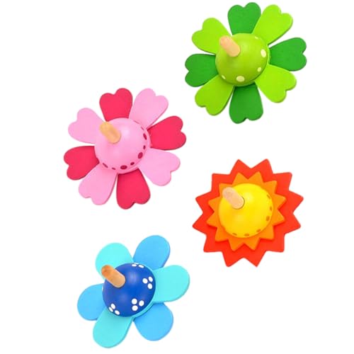 Beaupretty 4 Stück Teiliges Set Holzgyroskop für Blumenform Rotationsspielzeug Pädagogisches Holzspielzeug für Jungen und Mädchen Stressabbauendes für Kinderzimmer Beaupretty 4 Stück Teiliges Set Holzgyroskop für Blumenform Rotationsspielzeug Pädagogisches Holzspielzeug für Jungen und Mädchen Stressabbauendes für Kinderzimmer von Beaupretty