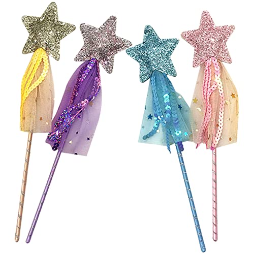 Beaupretty 4 Stück Teiliges Sternförmige Handliche Feenstäbe für Leichtes für Geburtstagsfeiern Partygeschenke Bühnenauftritte und Fotografie Komfortabler Griff Bunte Designs Beaupretty 4 Stück Teiliges Sternförmige Handliche Feenstäbe für Leichtes für Geburtstagsfeiern Partygeschenke Bühnenauftritte und Fotografie Komfortabler Griff Bunte Designs von Beaupretty