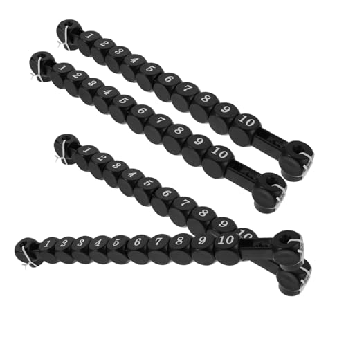 Beaupretty 4 Stück Teiliges Tischfußball-zählerset Stabile Score-indikatoren aus Robustem Material Doppelpack Spieler-Matches für Freizeit Wettkampfspiele von Beaupretty