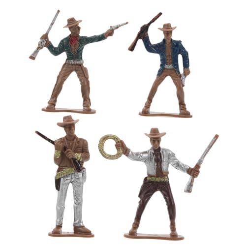 Beaupretty 4 Stück Teiliges Western Cowboy Figuren Set Detailreiche Miniaturmodelle Handbemalte Western Deko Figuren für Sammler Geburtstagsfeiern und Heimdekoration Beaupretty 4 Stück Teiliges Western Cowboy Figuren Set Detailreiche Miniaturmodelle Handbemalte Western Deko Figuren für Sammler Geburtstagsfeiern und Heimdekoration von Beaupretty