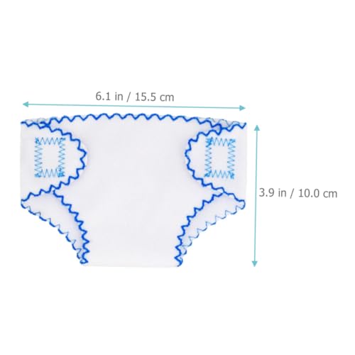 Beaupretty 4 Stück Teiliges Wiederverwendbare Doll Windelhosen Puppenkleidung Zubehör für Babypuppen in Rot Blau Geeignet für Puppen Mädchen Beaupretty 4 Stück Teiliges Wiederverwendbare Doll Windelhosen Puppenkleidung Zubehör für Babypuppen in Rot Blau Geeignet für Puppen Mädchen von Beaupretty