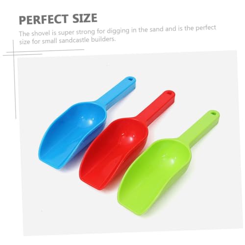 Beaupretty 4 Stück Teiliges aus Kunststoff Flacher Kopf Leicht Robust für Strand Garten und Schnee Sicher für Jungen und Mädchen zum Sand Schneespielen Zufällige Farbe Zufällige Farbe von Beaupretty