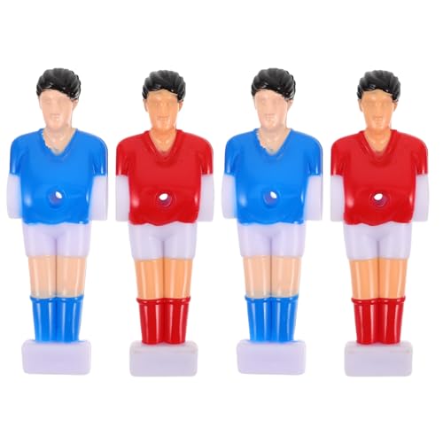 Beaupretty 4 Stück Tischfußball Figuren aus Robustem Kunststoff Realistische Tischkicker Ersatzspieler in Rot und Blau für Heim Büro Kicker Fördert Reaktionsfähigkeit und Beaupretty 4 Stück Tischfußball Figuren aus Robustem Kunststoff Realistische Tischkicker Ersatzspieler in Rot und Blau für Heim Büro Kicker Fördert Reaktionsfähigkeit und von Beaupretty