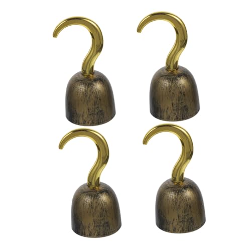 Beaupretty 4 Stück Vintage Piratenhaken aus Leichtem Material für Halloween Kostümaccessoires und Cosplay Stilvolles Piratenzubehör für Mädchen und Mottopartys Beaupretty 4 Stück Vintage Piratenhaken aus Leichtem Material für Halloween Kostümaccessoires und Cosplay Stilvolles Piratenzubehör für Mädchen und Mottopartys von Beaupretty