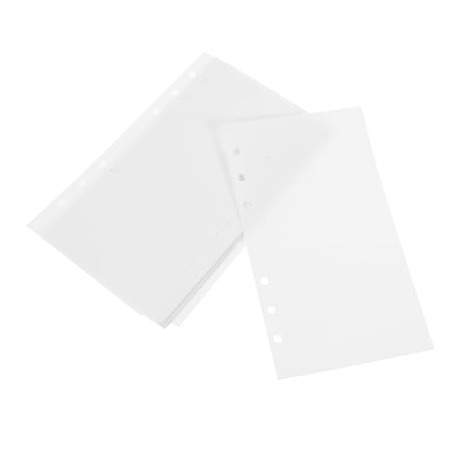 Beaupretty 40 Blatt Stickeralbum mit Doppelseitigem Glattem Trägerpapier Abnehmbares Vielseitiges Decal Organizer Leichtes Tragbares Sammelbuch für Aufkleber und Washi Tape Binder von Beaupretty