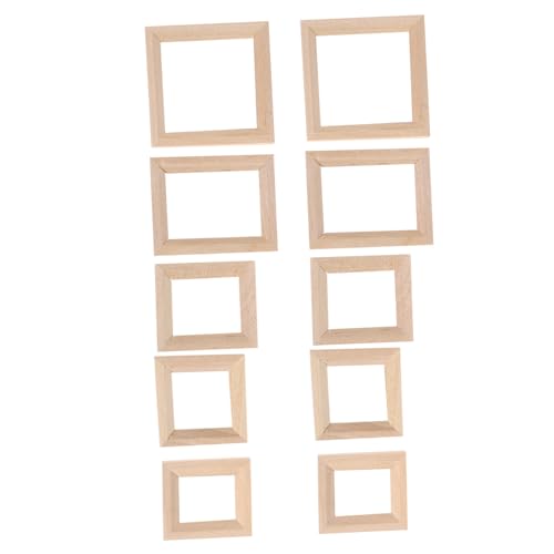 Beaupretty 40 Stck Teiliges Mini Holz Bilderrahmen für Puppenhaus Handgefertigte Leichte Miniatur Dekoration mit Feiner Verarbeitung Langlebig und Realistisch für DIY Basteln und Beaupretty 40 Stck Teiliges Mini Holz Bilderrahmen für Puppenhaus Handgefertigte Leichte Miniatur Dekoration mit Feiner Verarbeitung Langlebig und Realistisch für DIY Basteln und von Beaupretty
