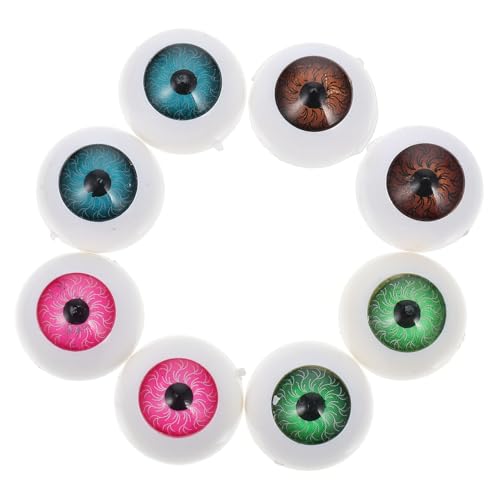 Beaupretty 40 Stück Halloween Hohle Lebensnahe Gruselige Augen Bunte Puppenaugen Für Masken Bastelbedarf Dekoration Spaßartikel von Beaupretty