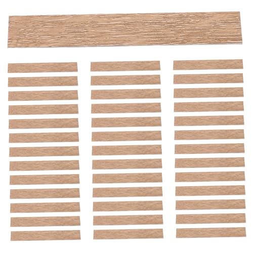 Beaupretty 40 Stück Maßstab Selbstklebende Holzpaneele Vielseitige Dekoration für Kreative Projekte und Verschiedene Themen von Beaupretty