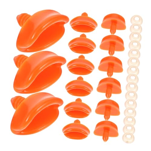 Beaupretty 40 Stück Teiliges Entenschnabel DIY Set mit Einsätzen Kunststoff entenschnabel Zubehör für Plüschtiere Einfach zu Ersetzen Leicht und Kompakt für Bastelprojekte und Tierpuppen von Beaupretty