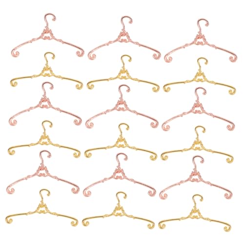 Beaupretty 40 Stück Teiliges Mini Kleiderbügel für Puppenkleidung Vintage Metall Kleine Robuste Hänger in Gold und Roségold für Puppenhaus Miniatur Garderobe und Doll Clothes Zubehör Beaupretty 40 Stück Teiliges Mini Kleiderbügel für Puppenkleidung Vintage Metall Kleine Robuste Hänger in Gold und Roségold für Puppenhaus Miniatur Garderobe und Doll Clothes Zubehör von Beaupretty