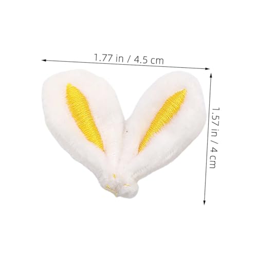 Beaupretty 40 Stück Teiliges Plüsch Hasenohren DIY Haarschmuck für Erwachsene Weiche Langlebige Bunny Ear Clips zum Basteln von Haarbändern und Kostümzubehör für Ostern und Party von Beaupretty