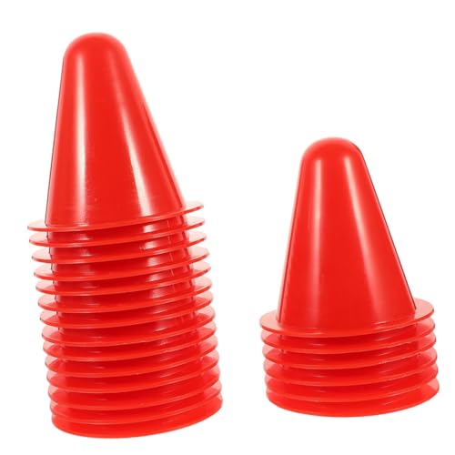 Beaupretty 40 Stück Trainingskegel für Skating Sport Stabile Plastik Hindernisse für Agility Training für Fußball Basketball Indoor Outdoor Aktivitäten Farbenfrohe Markierungskegel Beaupretty 40 Stück Trainingskegel für Skating Sport Stabile Plastik Hindernisse für Agility Training für Fußball Basketball Indoor Outdoor Aktivitäten Farbenfrohe Markierungskegel von Beaupretty