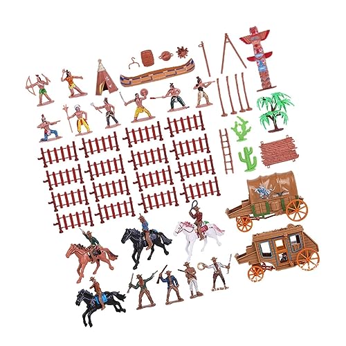 Beaupretty 43 Stück Teiliges Set Cowboy Figuren Realistische Miniatur Charaktermodelle für Western Dekoration und Lehrmittel Hochwertige Simulation für Projekte und Miniaturhäuser Beaupretty 43 Stück Teiliges Set Cowboy Figuren Realistische Miniatur Charaktermodelle für Western Dekoration und Lehrmittel Hochwertige Simulation für Projekte und Miniaturhäuser von Beaupretty