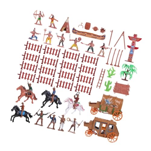Beaupretty 43 Stück Teiliges Western Cowboy Modellset aus Kunststoff Realistische Miniatur Figuren mit Unterschiedlichen Posen und Kleidung Dekorative Simulation für Modellbau Unterricht und Beaupretty 43 Stück Teiliges Western Cowboy Modellset aus Kunststoff Realistische Miniatur Figuren mit Unterschiedlichen Posen und Kleidung Dekorative Simulation für Modellbau Unterricht und von Beaupretty