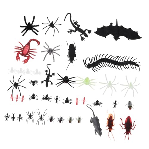 Beaupretty 44 Stück Teiliges Halloween Deko mit Realistischen Simulation Insekten und Tieren Spinnen Skorpionen Fliegen und Fledermäusen Langlebige Scherzartikel für Party und Aprilscherze Beaupretty 44 Stück Teiliges Halloween Deko mit Realistischen Simulation Insekten und Tieren Spinnen Skorpionen Fliegen und Fledermäusen Langlebige Scherzartikel für Party und Aprilscherze von Beaupretty