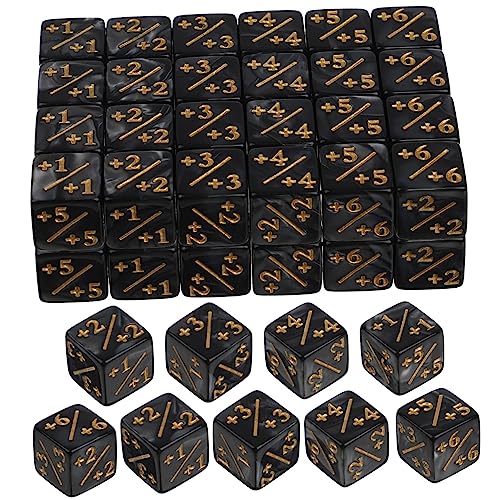 Beaupretty 48 Stück Teiliges Acryl Würfelzähler Set mit Dekorativen Token Dice Counter Stapelbar für CCG Kartenspiele und Tischspiele Vielseitiges Spielzubehör für Party und Brettspiele von Beaupretty