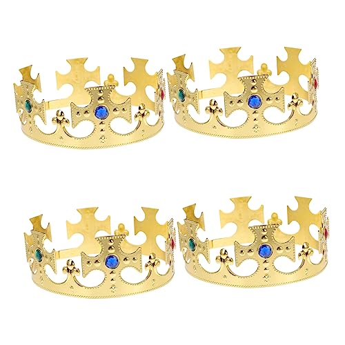 Beaupretty 4Stücke Goldene Krone für Kostümkronen für Geburtstagsfeiern Partys und Mehr Leicht und Bequem für Prinzessinnen Beaupretty 4Stücke Goldene Krone für Kostümkronen für Geburtstagsfeiern Partys und Mehr Leicht und Bequem für Prinzessinnen von Beaupretty