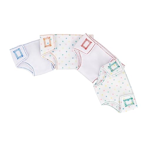 Beaupretty 4Stücke Puppenkleidung mit Windeln Puppenzubehör für Puppen Wiederverwendbare Puppenunterwäsche mit Einstellbarem Klebeband Rollenspiel für Zufällige Designs Beaupretty 4Stücke Puppenkleidung mit Windeln Puppenzubehör für Puppen Wiederverwendbare Puppenunterwäsche mit Einstellbarem Klebeband Rollenspiel für Zufällige Designs von Beaupretty